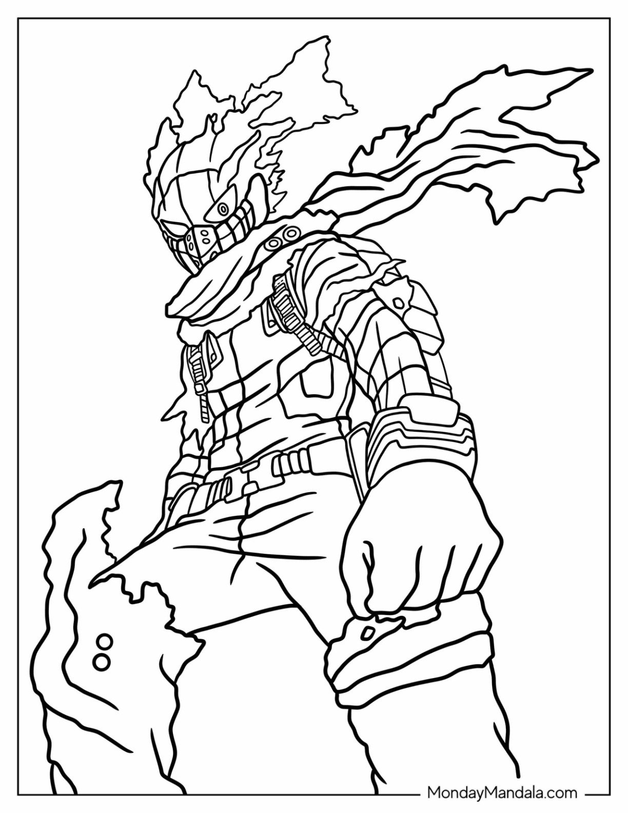 22 Deku Coloring Pages Free PDF Printables 