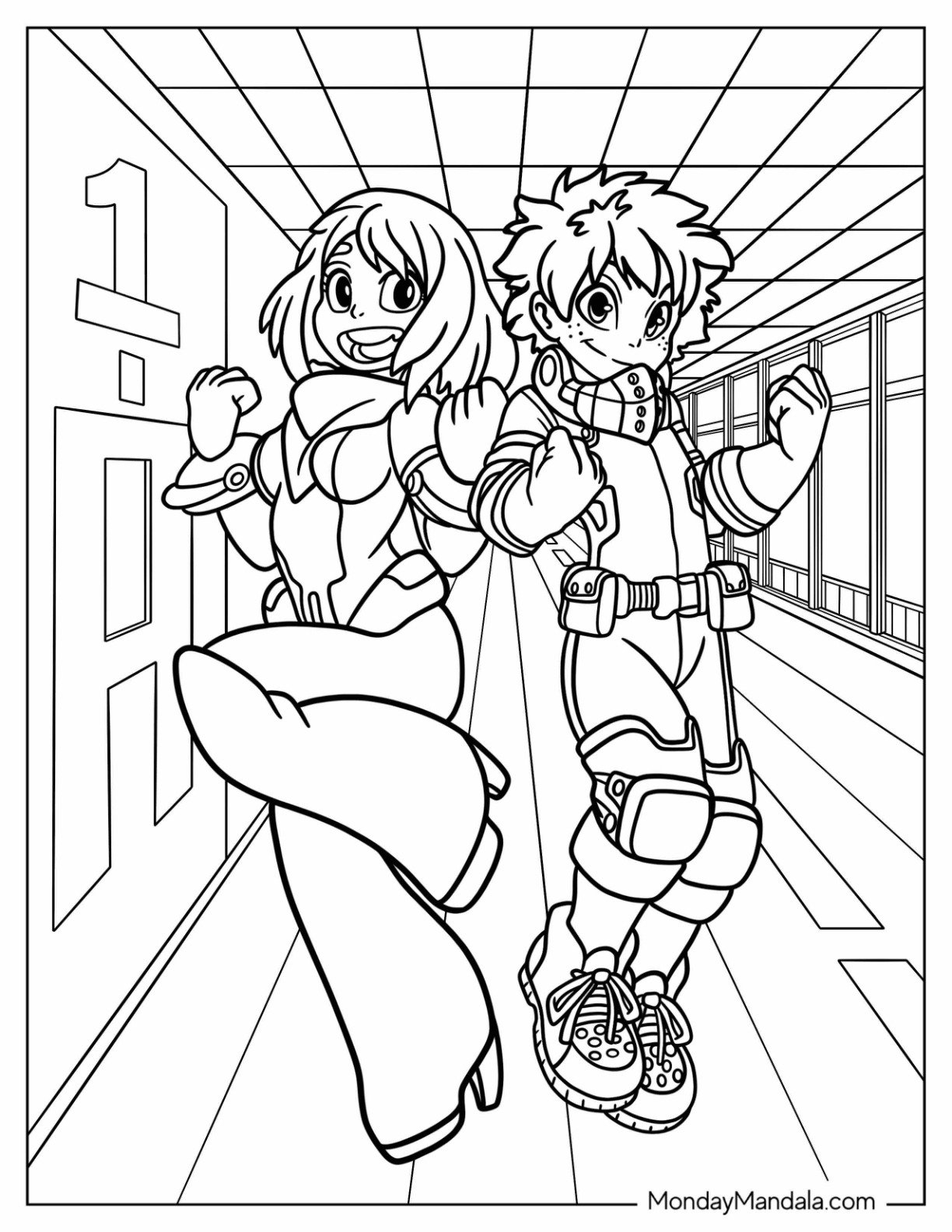 22 Deku Coloring Pages Free PDF Printables 