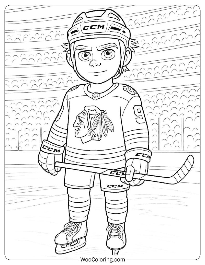 22 NHL Hockey Coloring Pages Free PDF To Print Woo Coloring