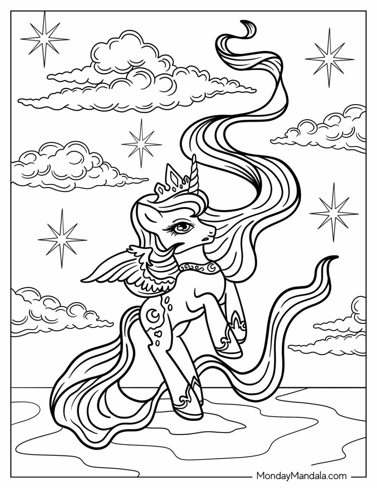 22 Princess Luna Coloring Pages Free PDF Printables 