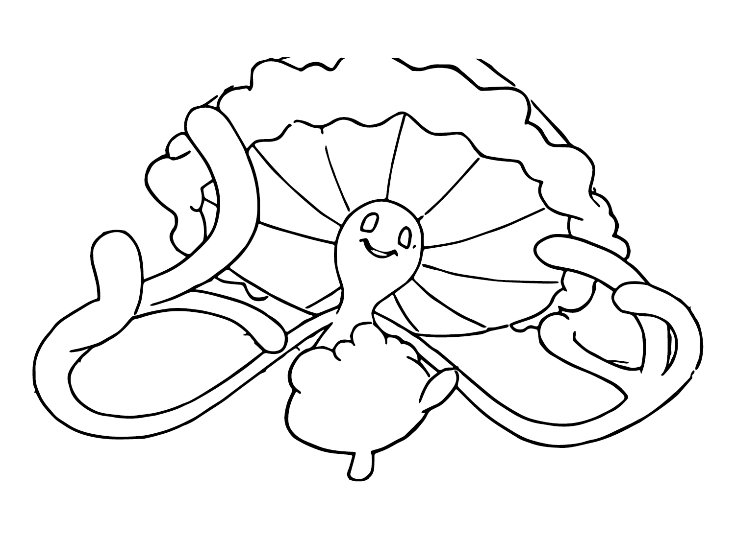 Shinotic Pokemon 2 Coloring Page Printable