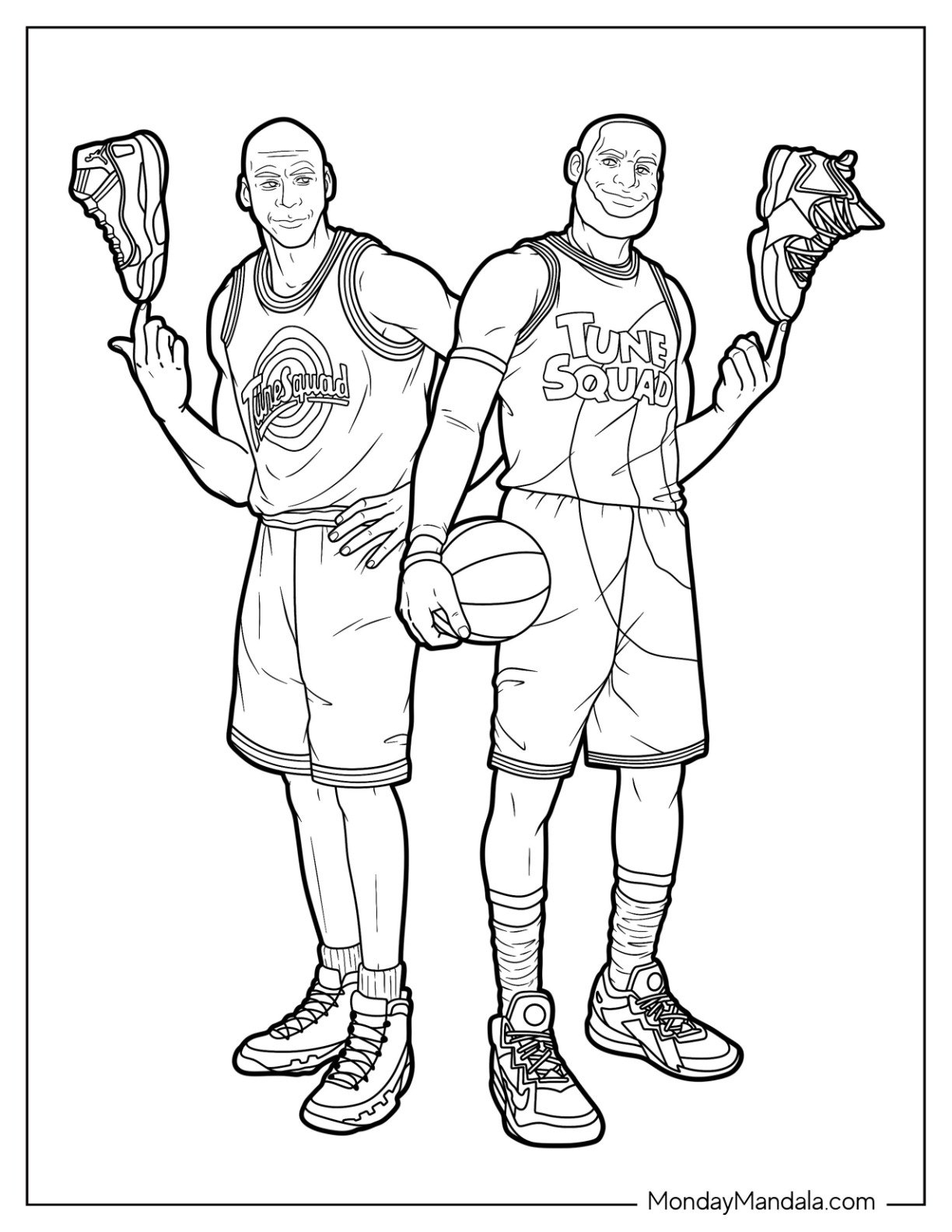 22 Space Jam Coloring Pages Free PDF Printables 