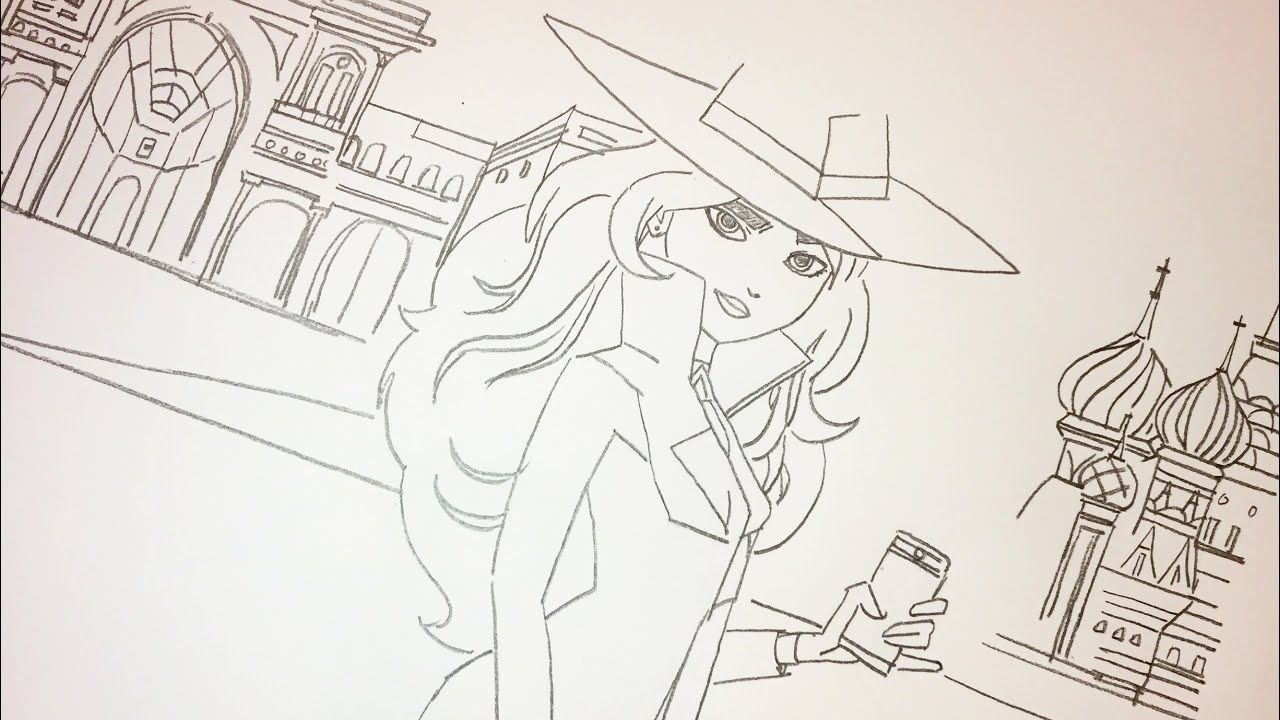 Carmen Sandiego Coloring Pages Printable