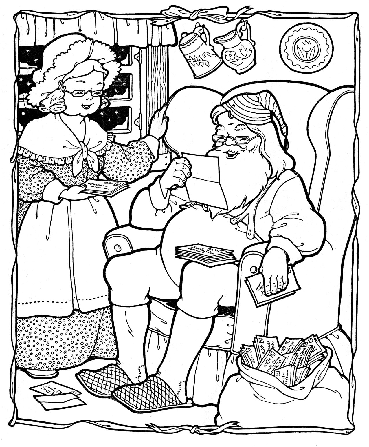 23 Free Christmas Coloring Pages The Graphics Fairy