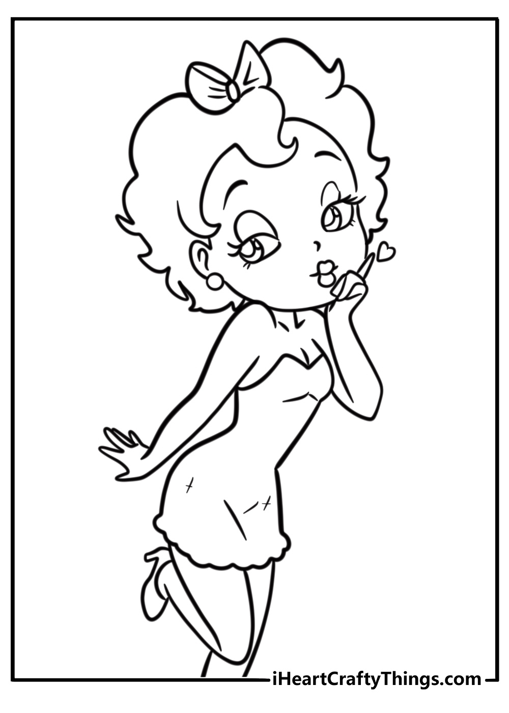 25 Betty Boop Coloring Pages 100 Free To Print 