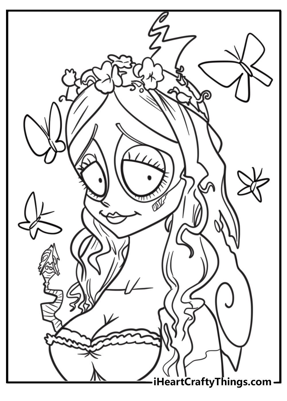 25 Free Corpse Bride Coloring Pages For Kids