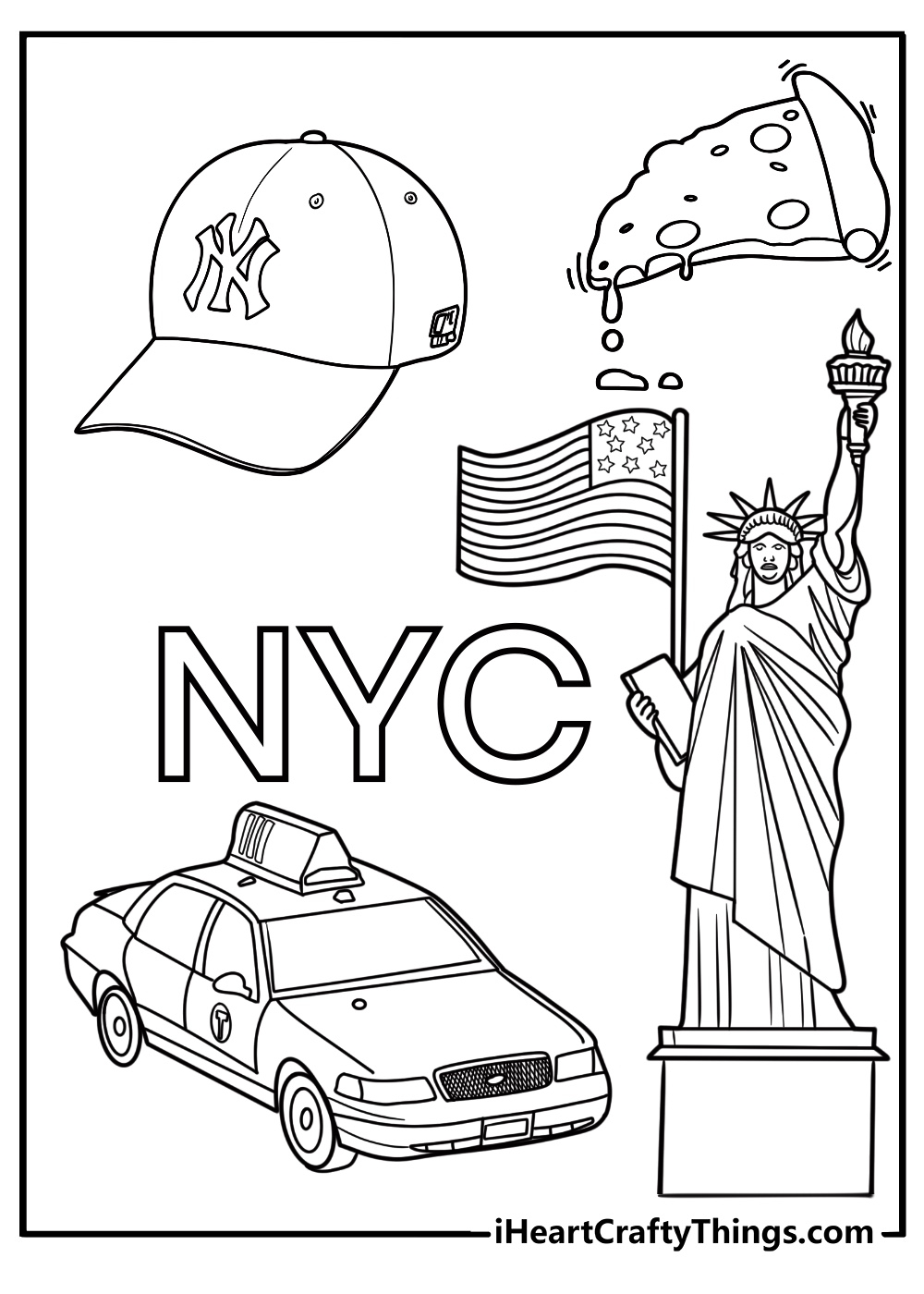 New York Yankees 3 Coloring Page