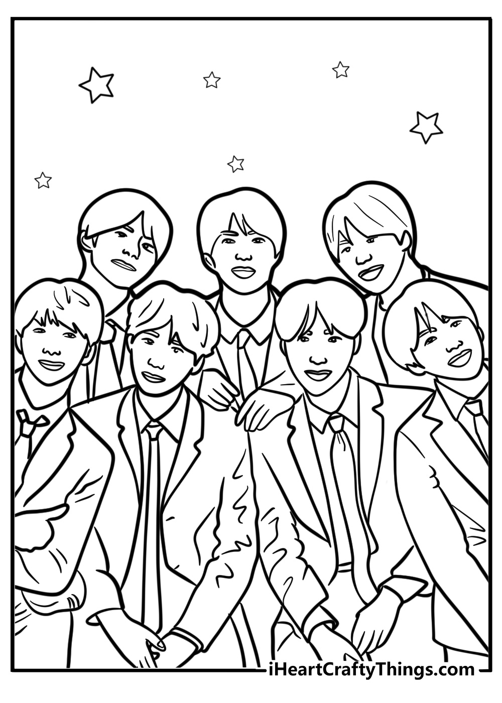 25 New BTS Coloring Pages 100 Free To Print 