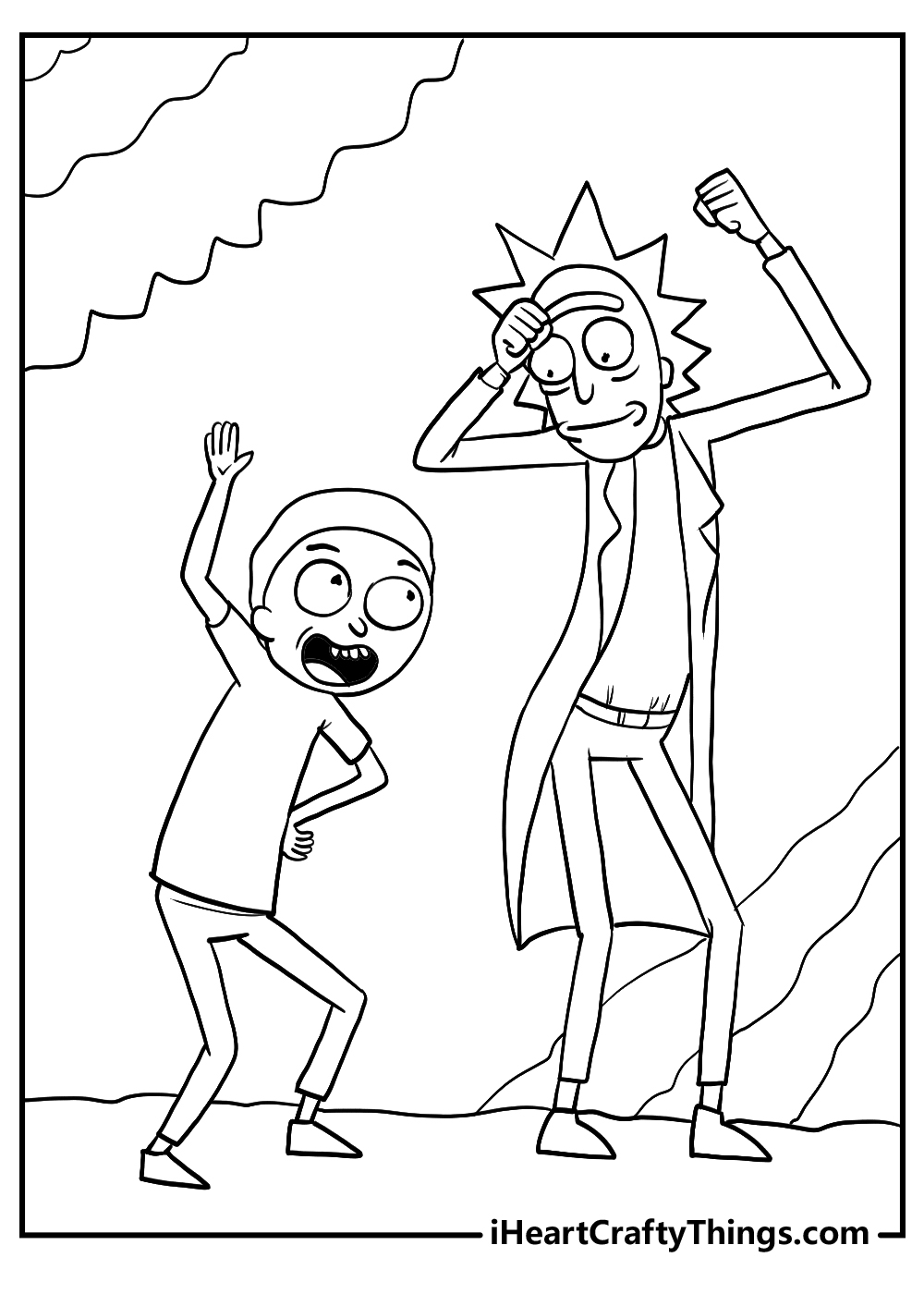25 Rick And Morty Coloring Pages 100 Free PDF Printables 