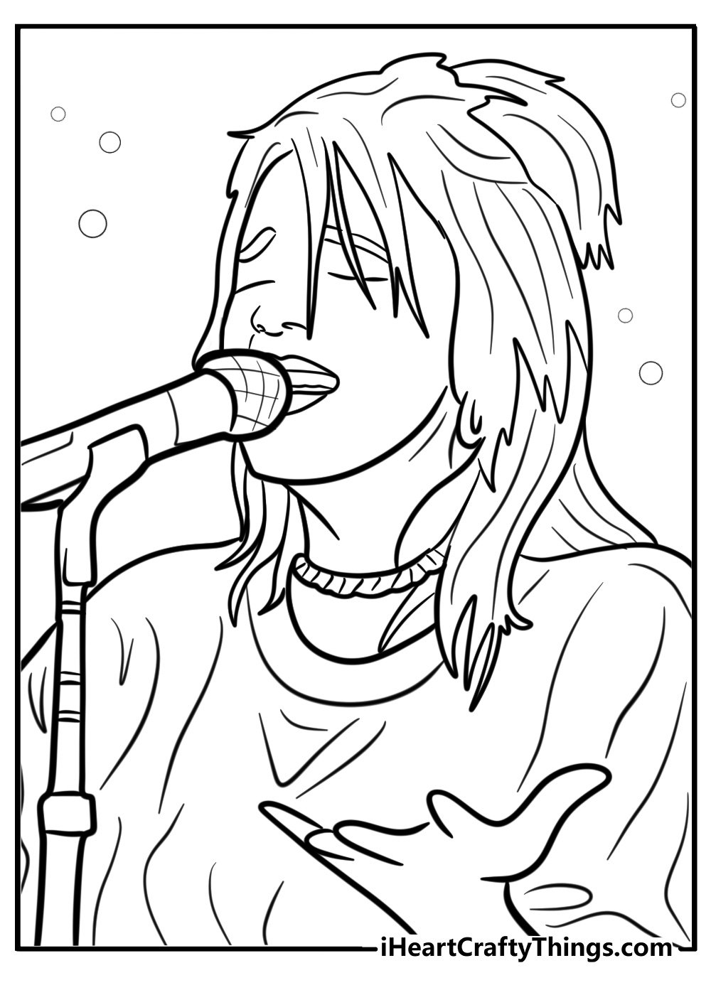 Billie Eilish Coloring Pages Printable