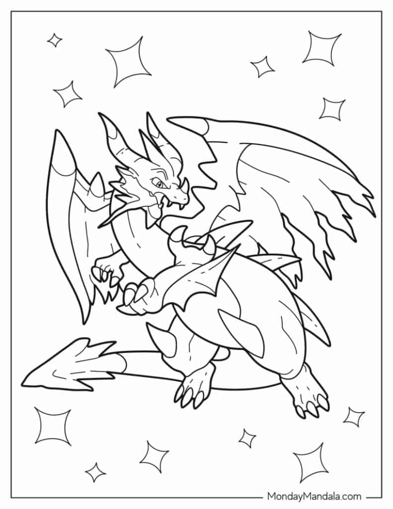 26 Charizard Coloring Pages Free PDF Printables 