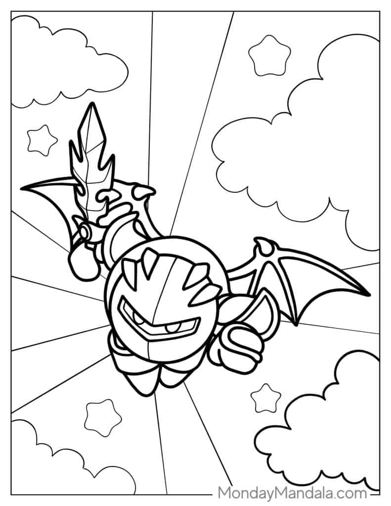 28 Kirby Coloring Pages Free PDF Printables 
