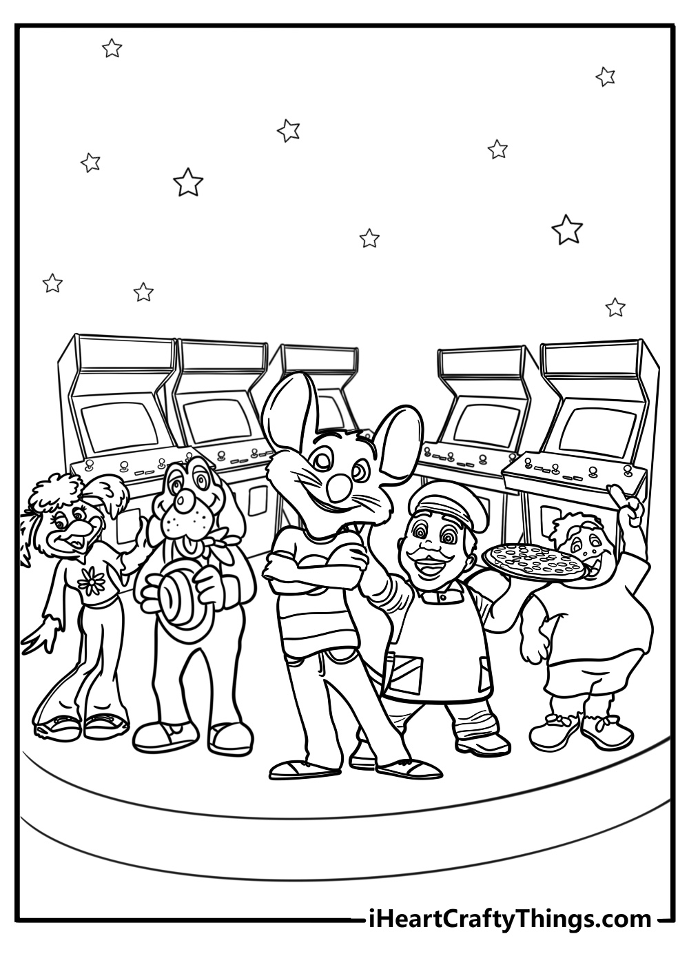28 New Chuck E Cheese Coloring Pages 100 Free To Print 