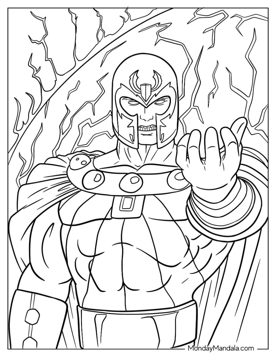 X-Men Coloring Pages Printable