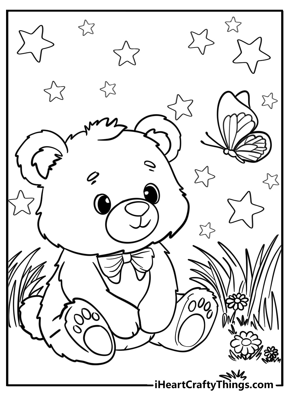Bear Coloring Coloring Pages Printable