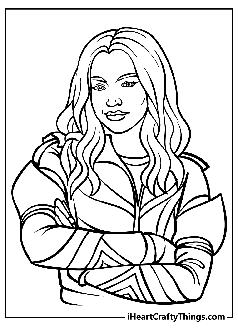 Descendents Mal 2 Coloring Page Printable