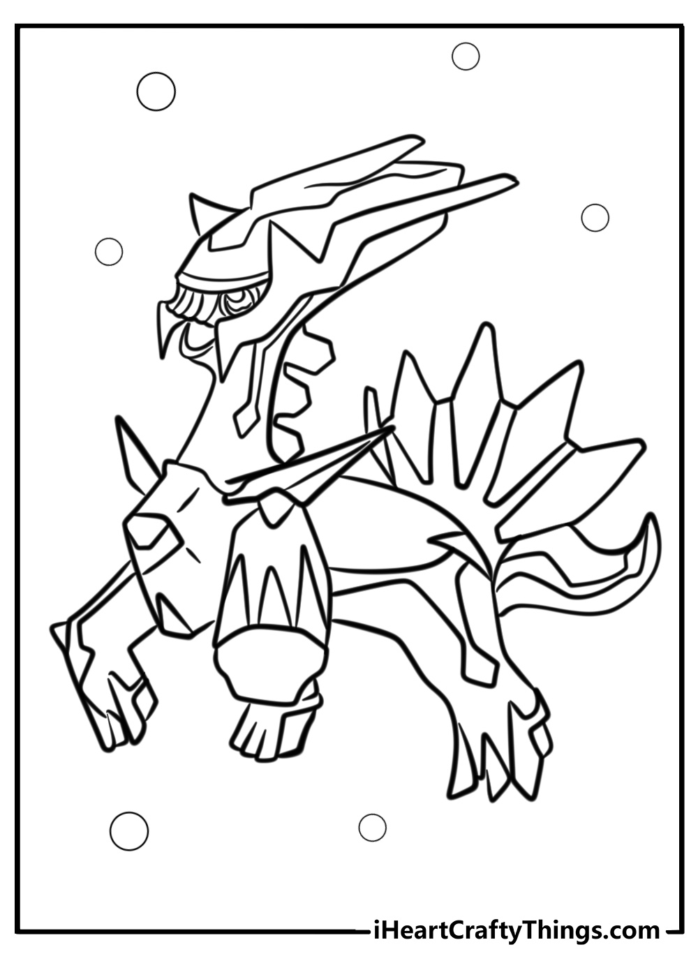 Dialga Coloring Pages Printable
