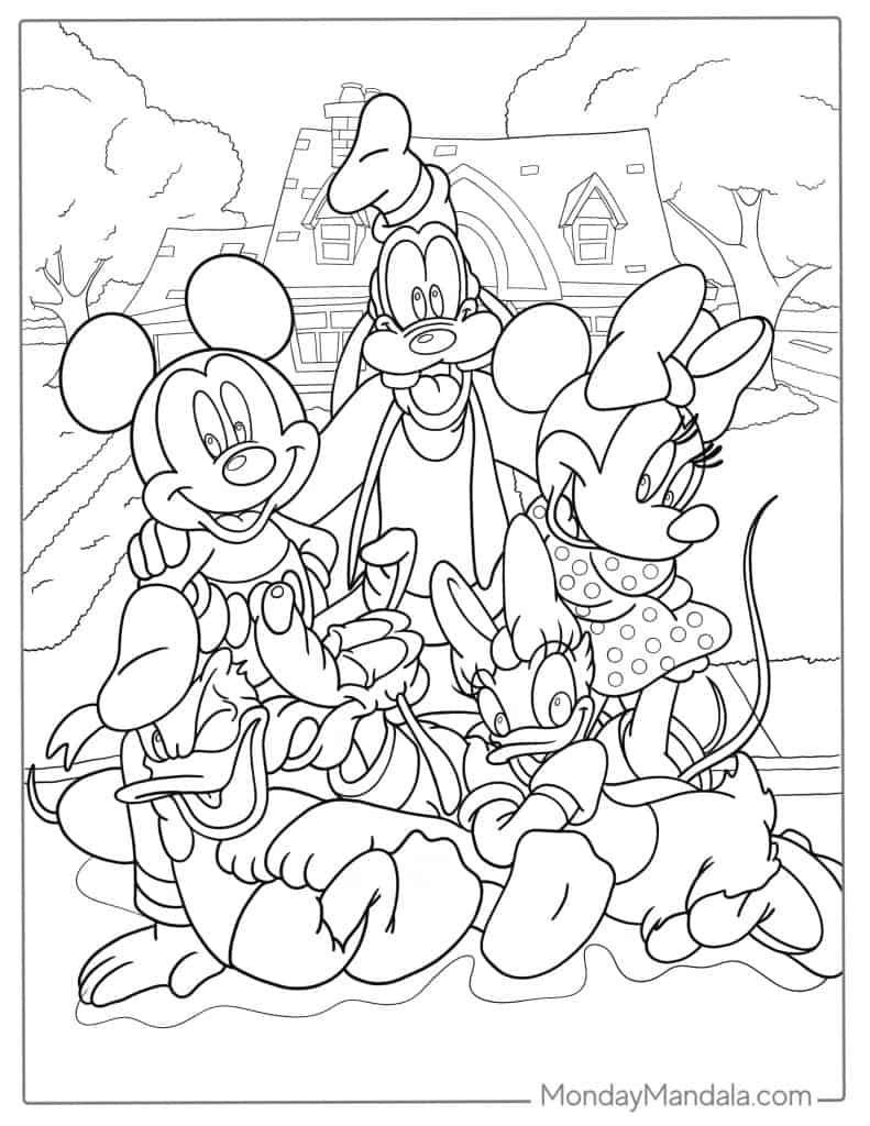32 Mickey Mouse Coloring Pages Free PDF Printables 