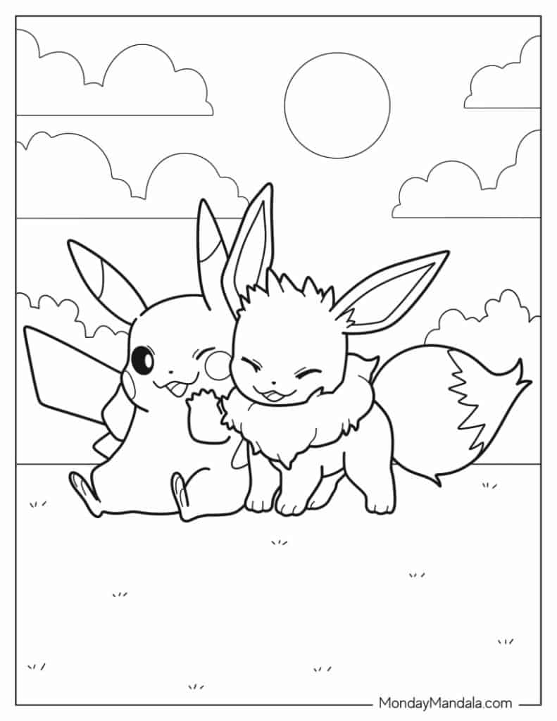 38 Pikachu Coloring Pages Free PDF Printables 