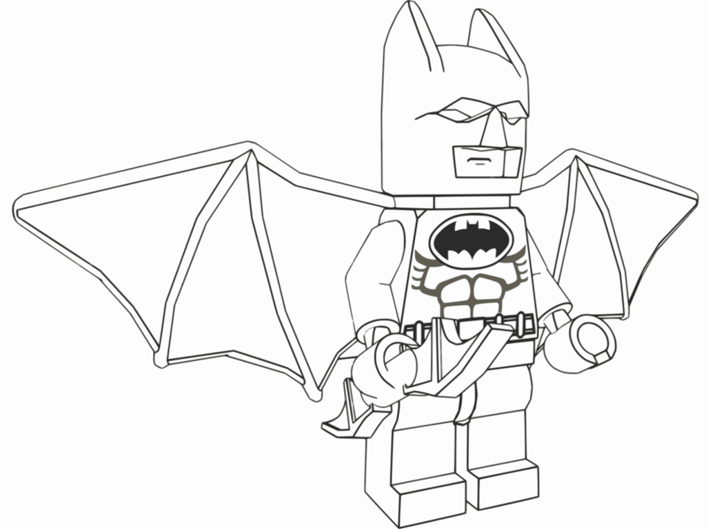 Lego Batman Coloring Pages Printable