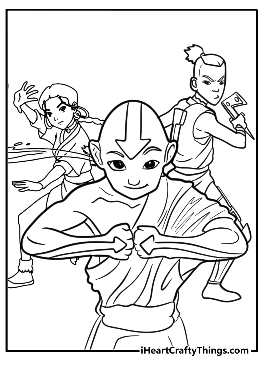 40 New Avatar The Last Airbender Coloring Pages 100 Free To Print 