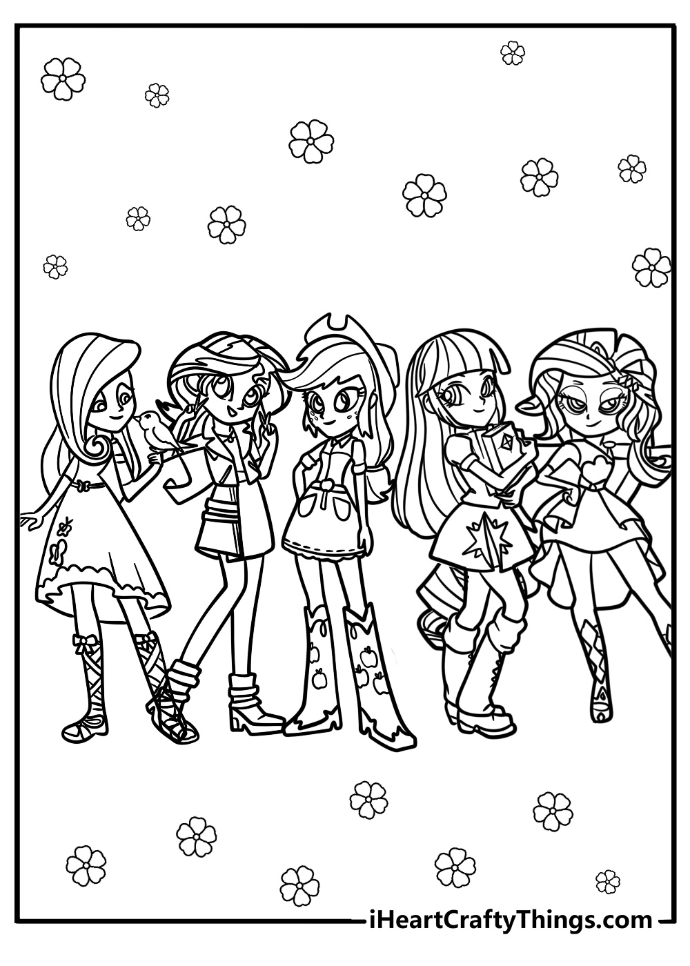 40 New Equestria Girls Coloring Pages 100 Free To Print 