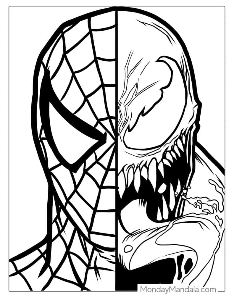40 Spider Man Coloring Pages Free PDF Printables 