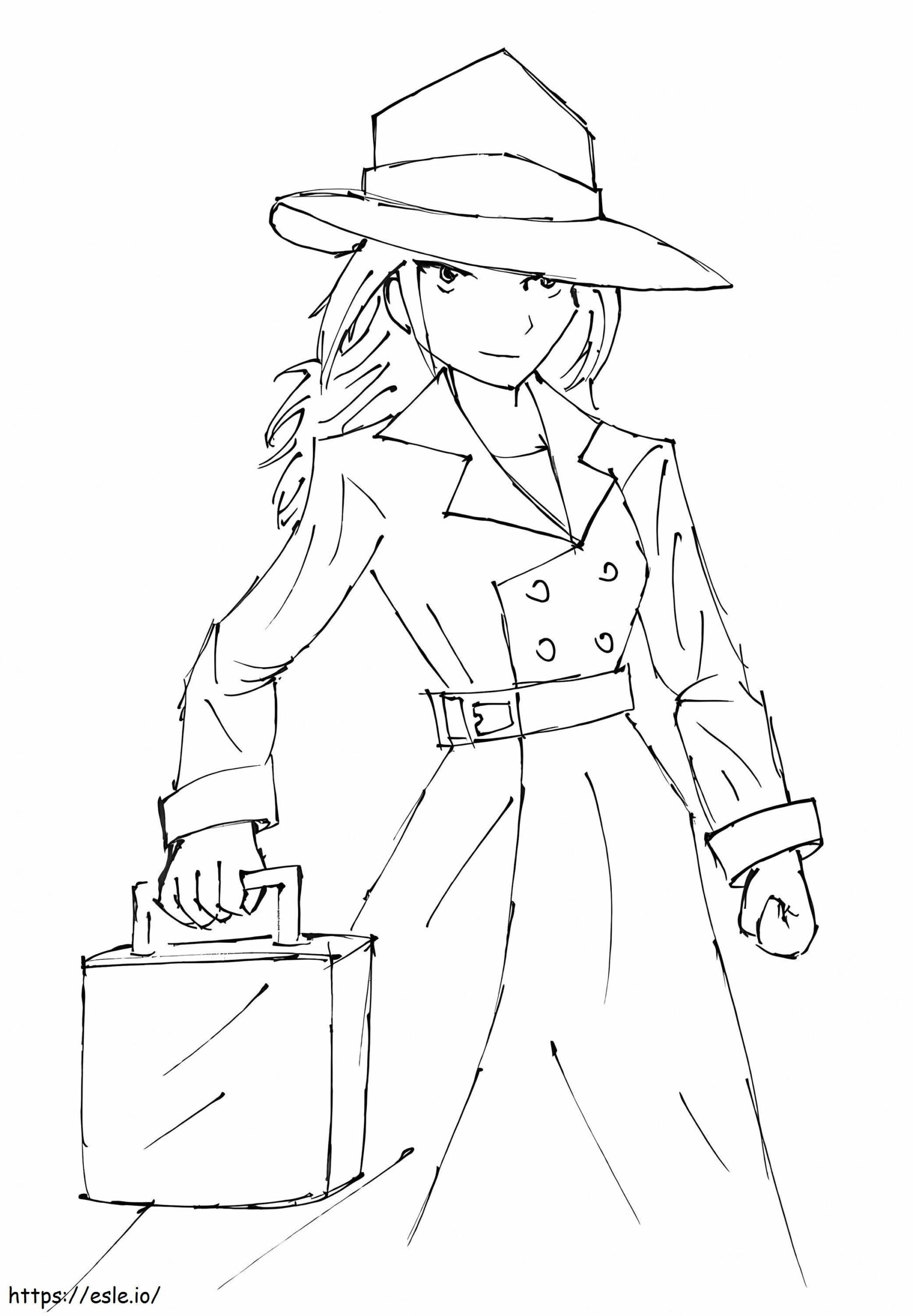 5 Carmen Sandiego Coloring Page