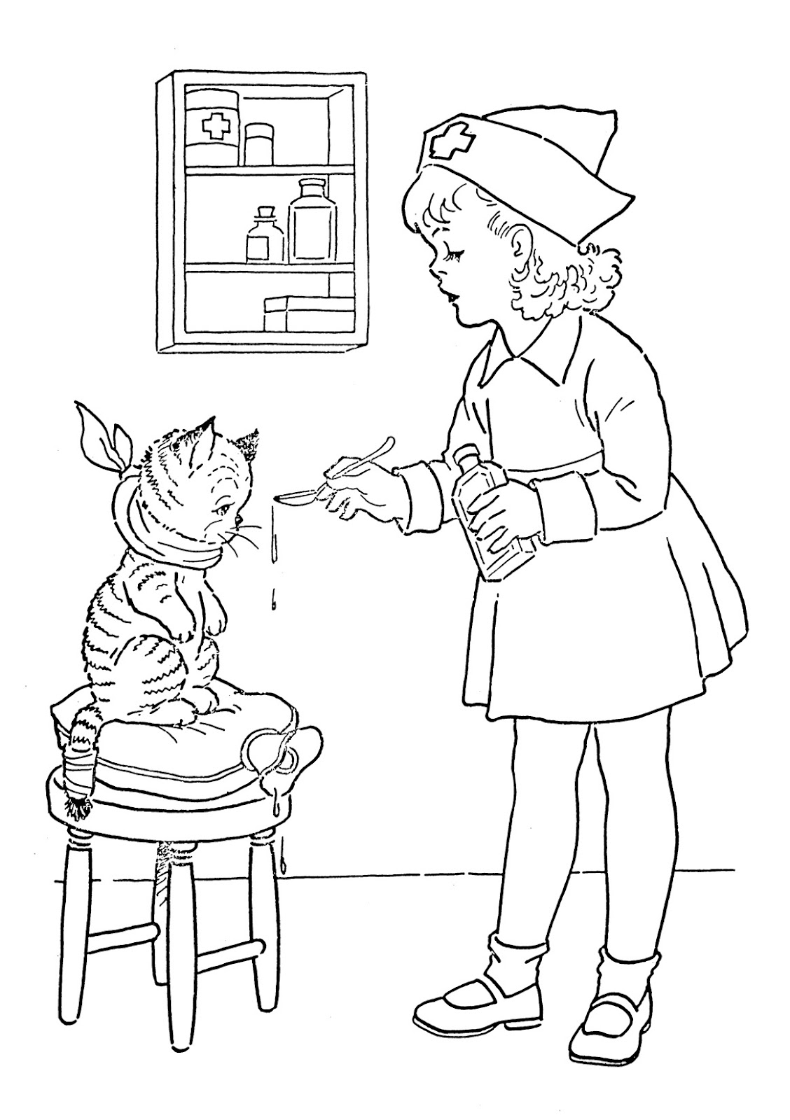 Vintage Coloring Pages Printable