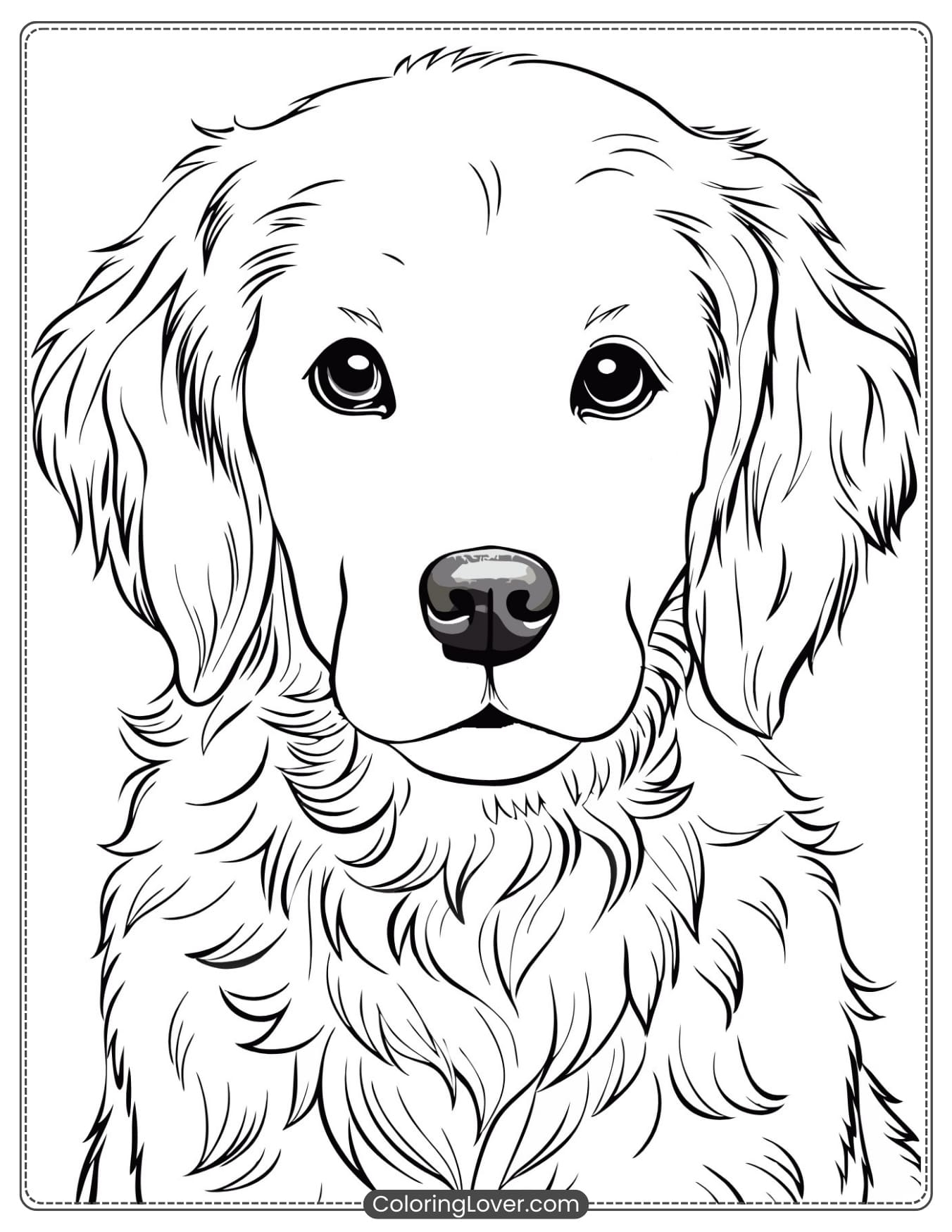 Dogs Coloring Pages Printable