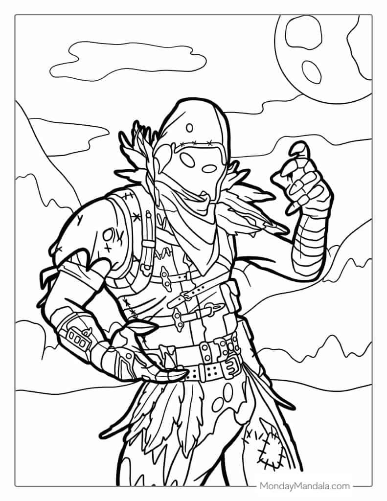 58 Fortnite Coloring Pages Free PDF Printables 