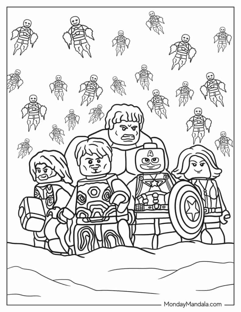 60 Lego Coloring Pages Free PDF Printables 