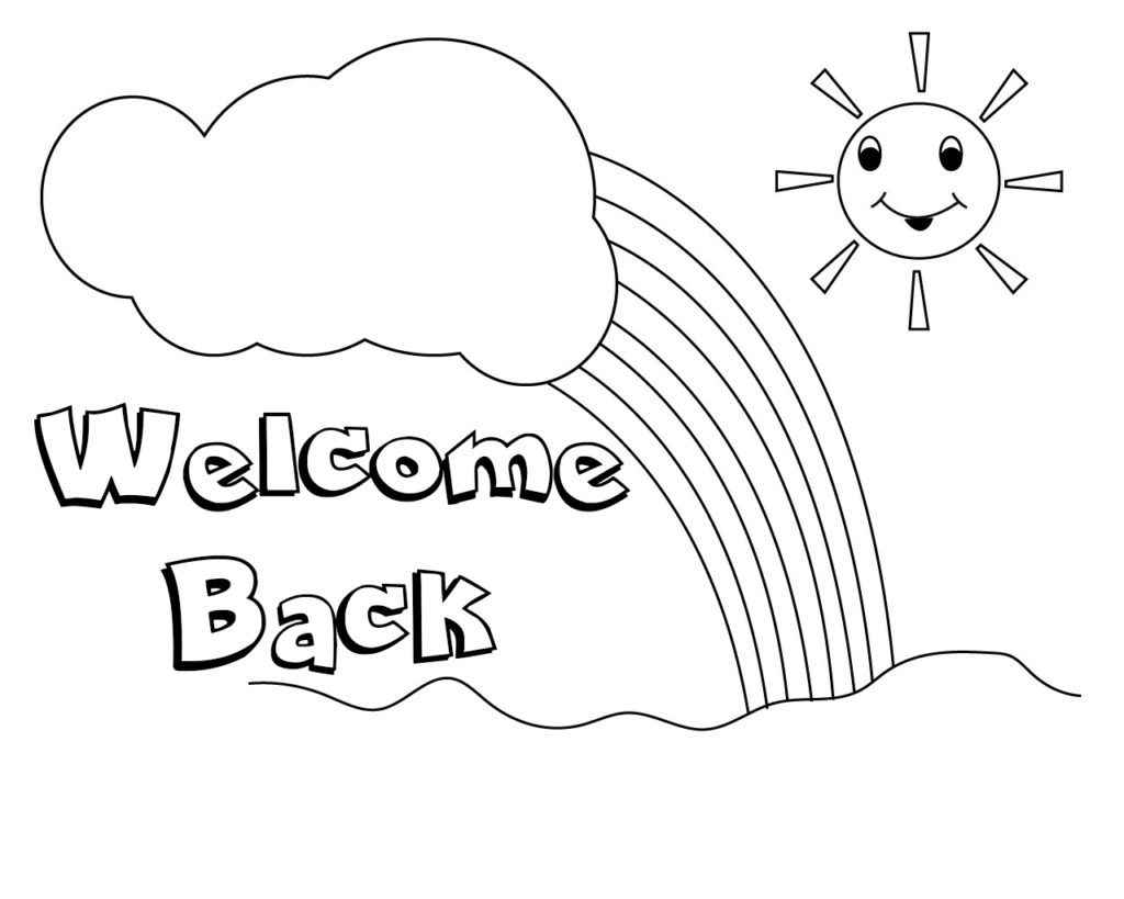 Welcome Home Coloring Pages Printable