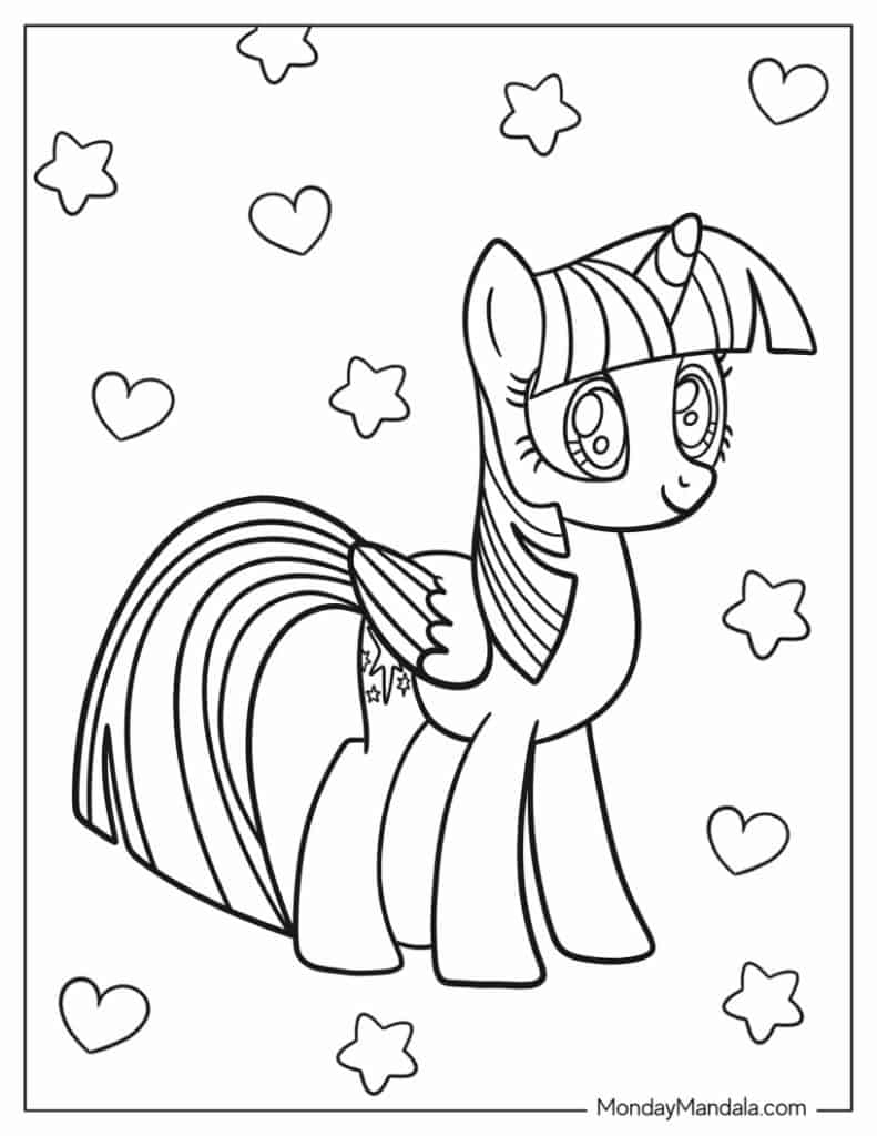 70 My Little Pony Coloring Pages Free PDF Printables 