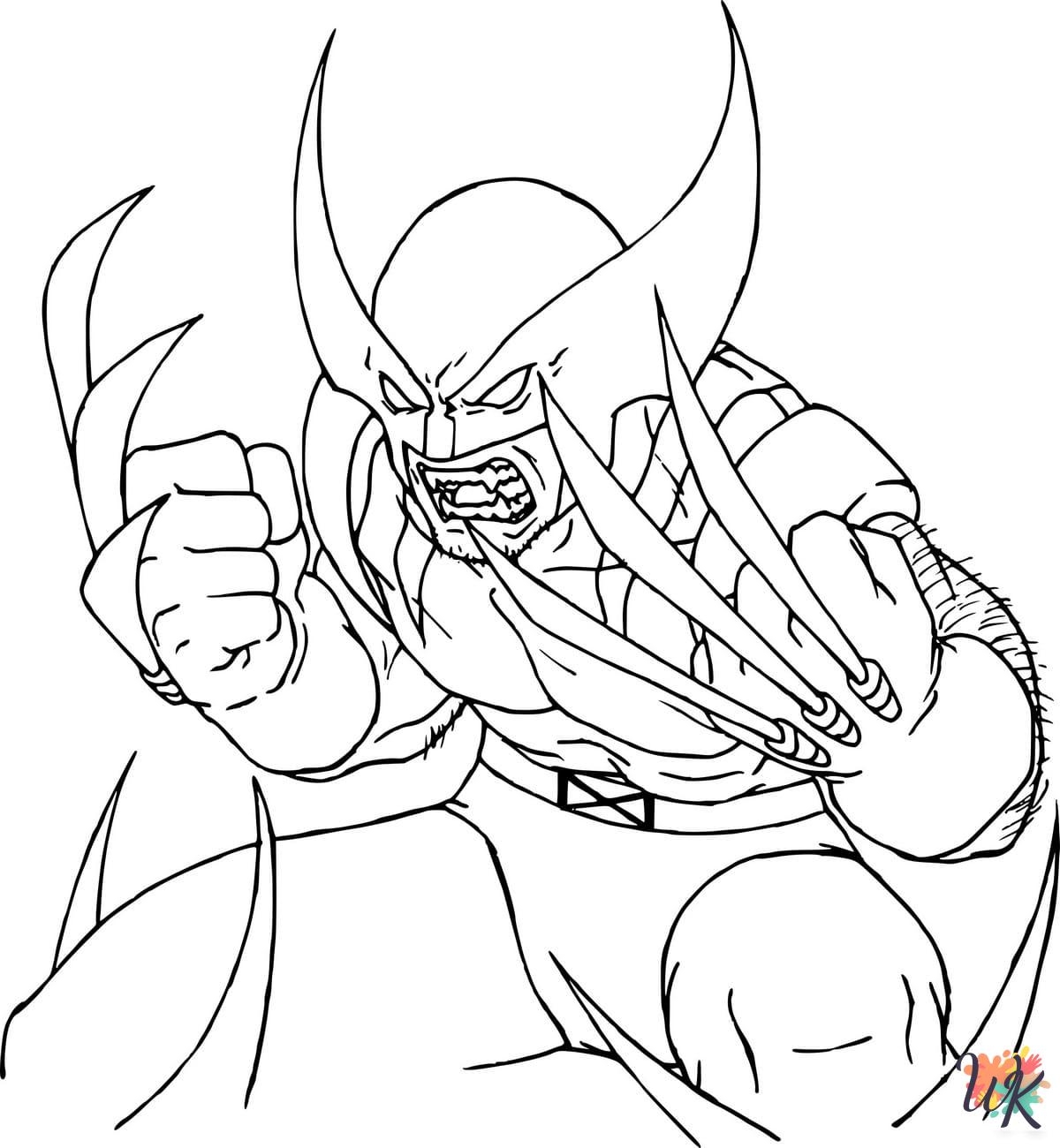 74 Wolverine Coloring Pages For Kids ColoringPagesWK