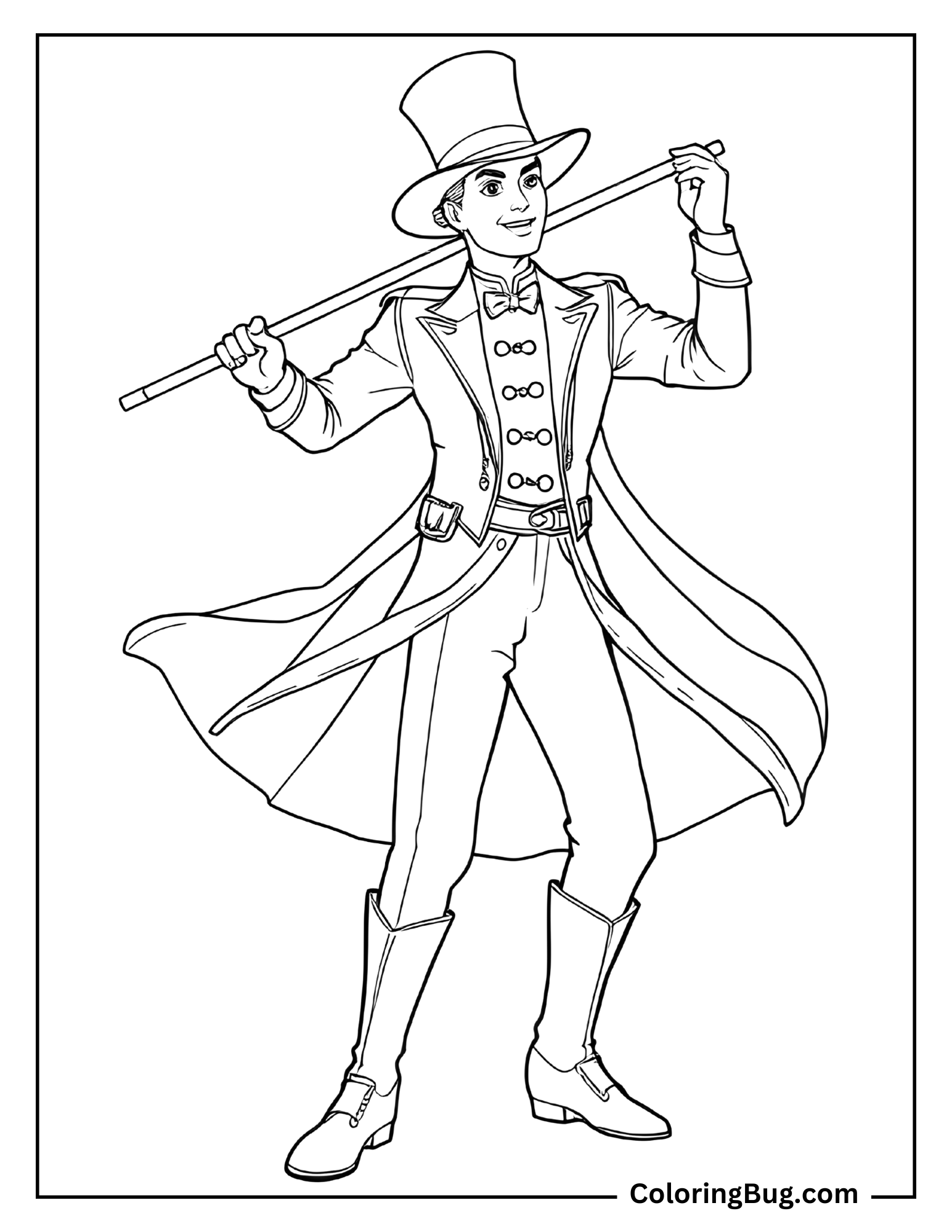 8 The Greatest Showman Coloring Pages Free Printable PDFs 