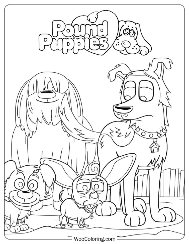 80 Dog Coloring Pages Free PDF To Print Woo Coloring