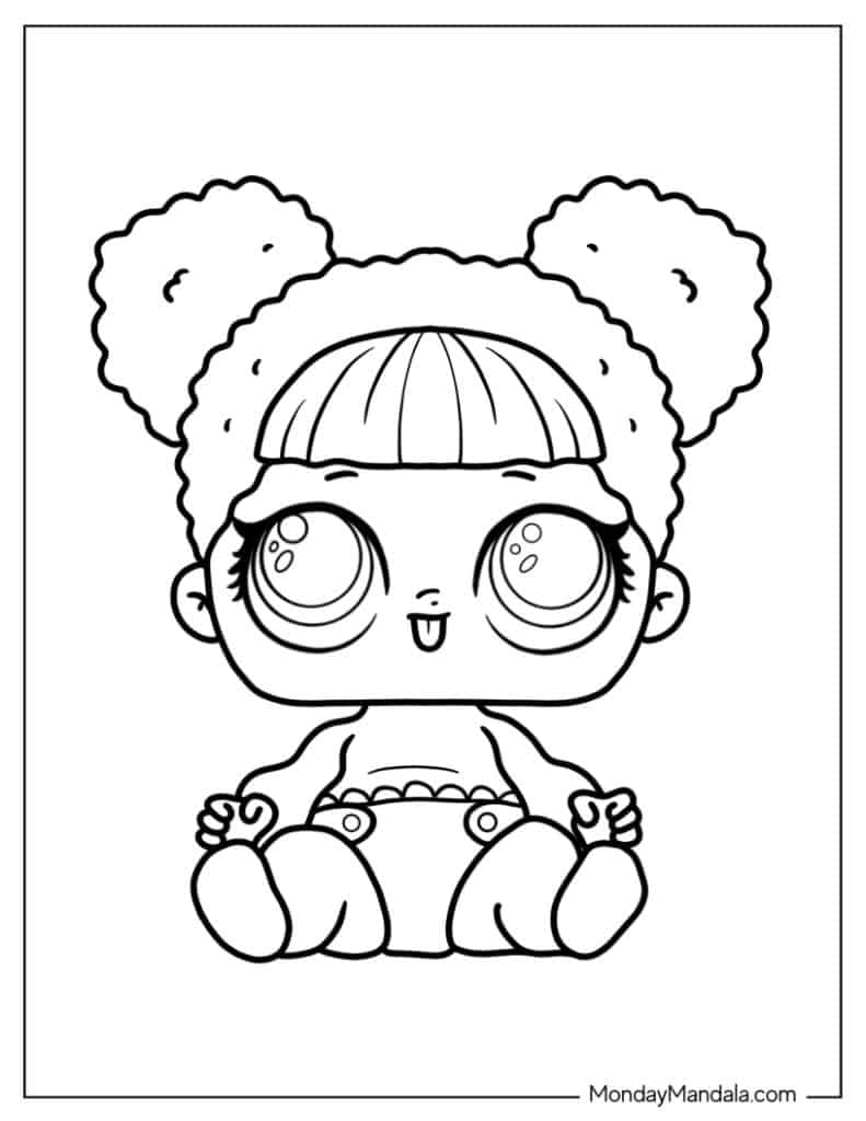 80 LOL Surprise Coloring Pages Free PDF Printables 