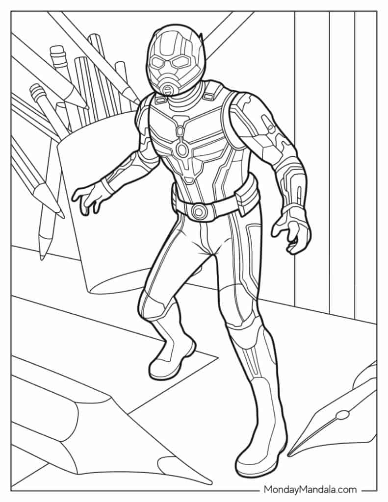 800 Superhero Coloring Pages Free PDF Printables 