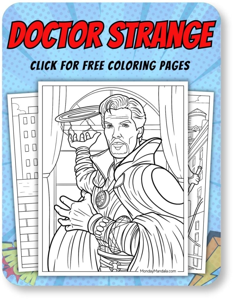 800 Superhero Coloring Pages Free PDF Printables 