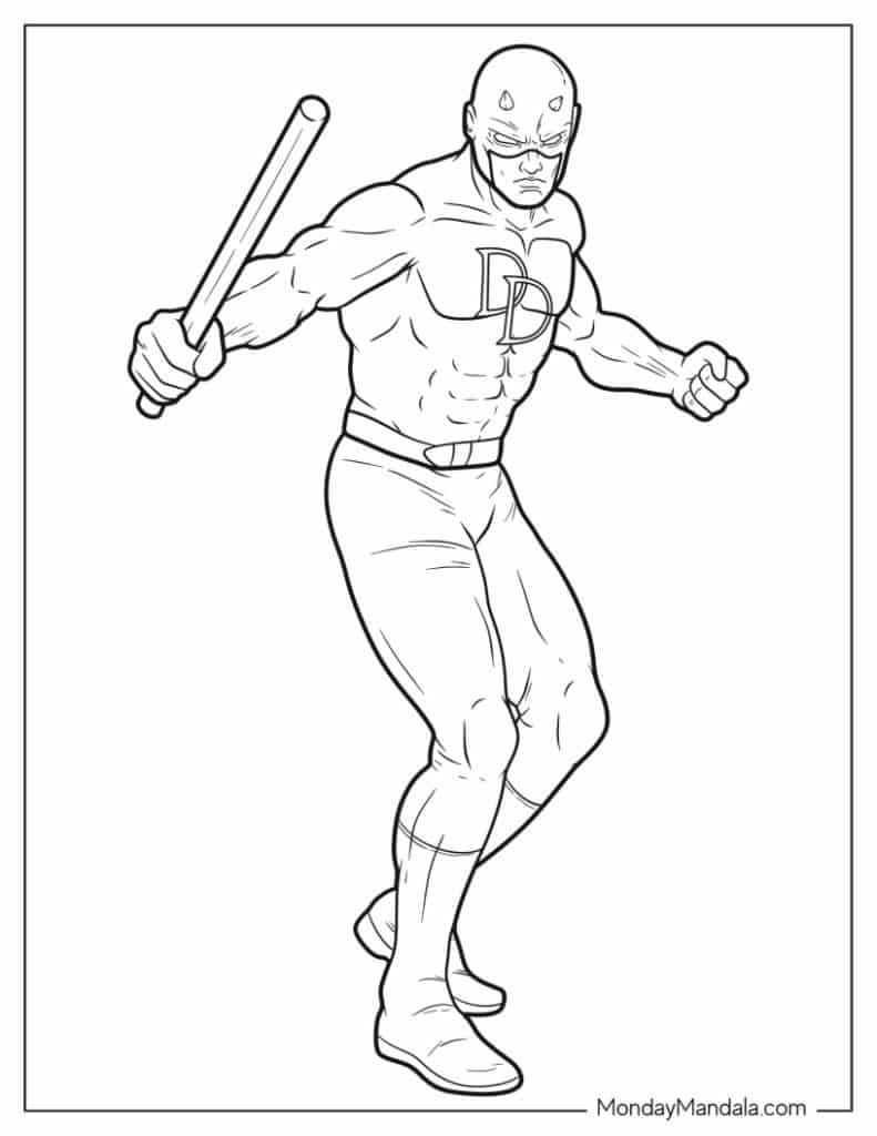 800 Superhero Coloring Pages Free PDF Printables 
