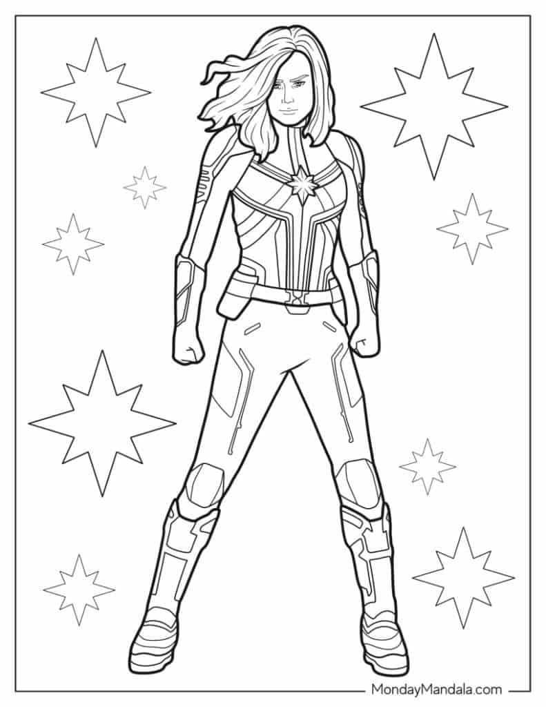 800 Superhero Coloring Pages Free PDF Printables 