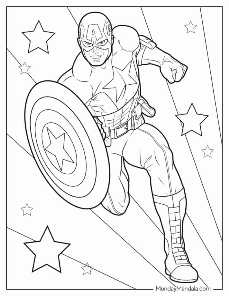 800 Superhero Coloring Pages Free PDF Printables 