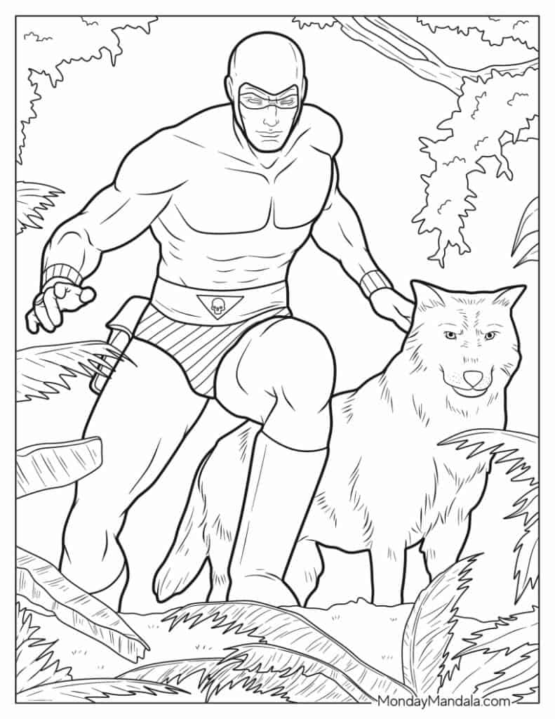 800 Superhero Coloring Pages Free PDF Printables 