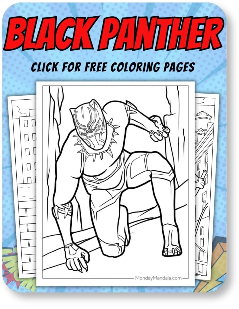 The Phantom With Devil Dog Coloring Sheet