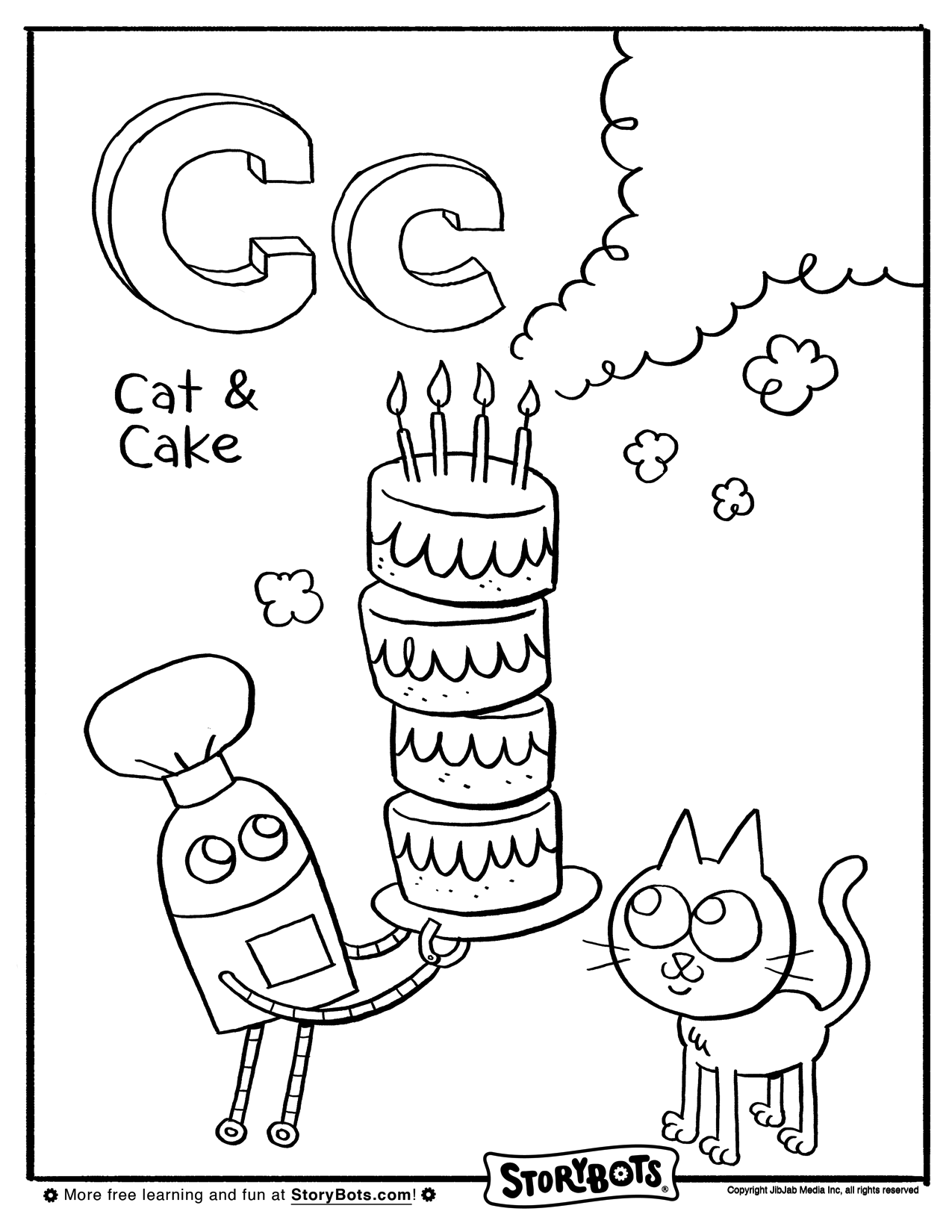 81 Story Bots Free Printables Ideas Story Bots Coloring Pages Alphabet Coloring Pages