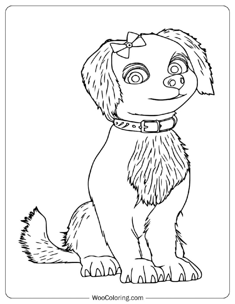 Roxie From Pound Puppies Coloring Page