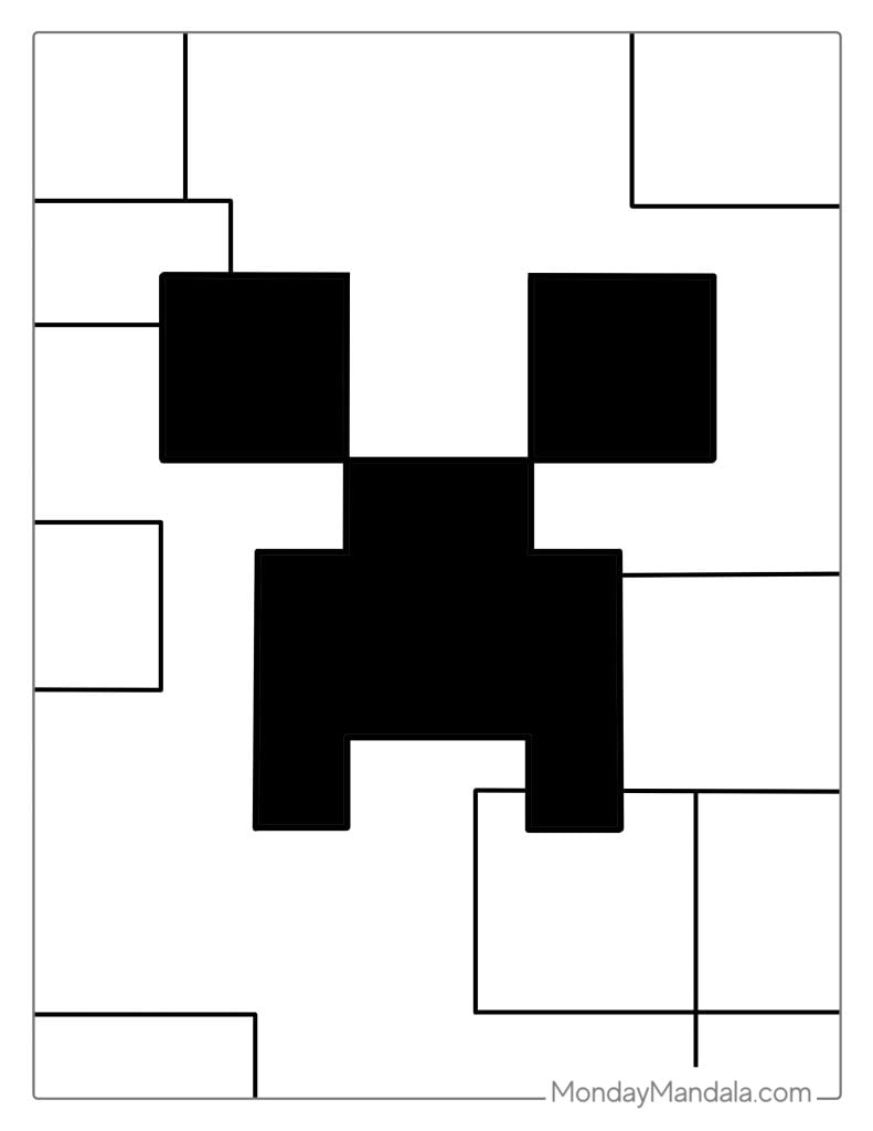 88 Minecraft Coloring Pages Free PDF Printables 