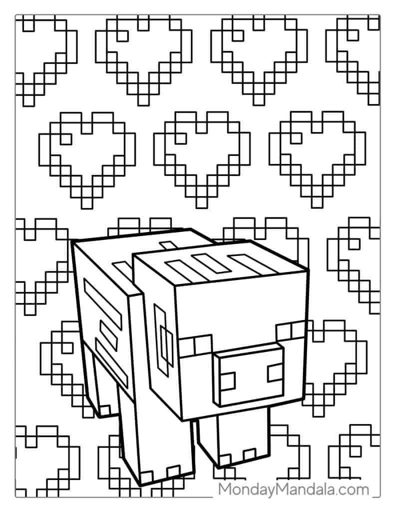 88 Minecraft Coloring Pages Free PDF Printables 