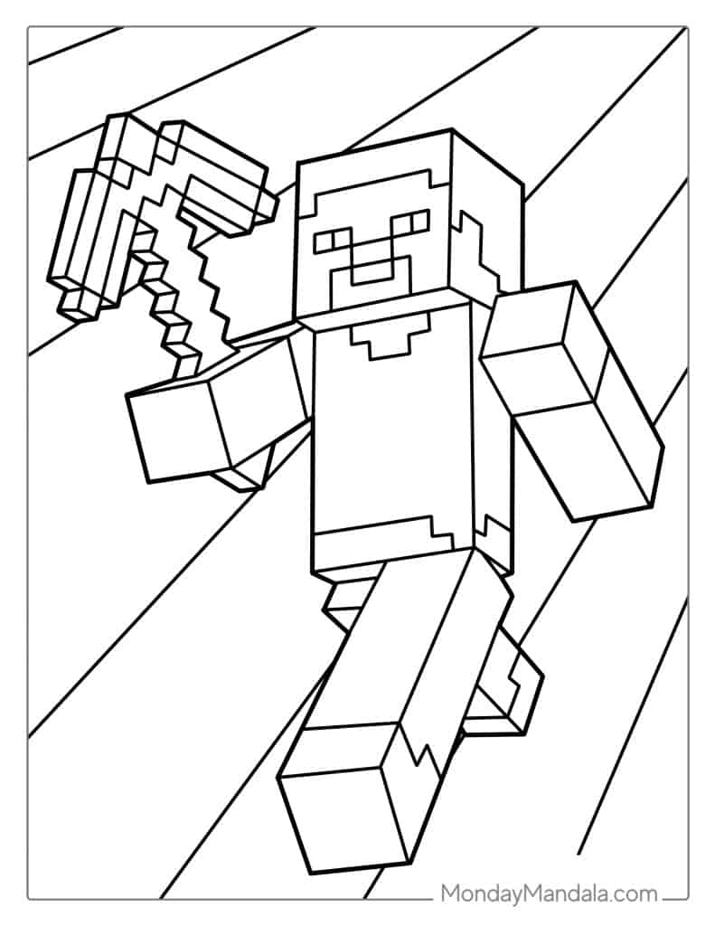 88 Minecraft Coloring Pages Free PDF Printables 